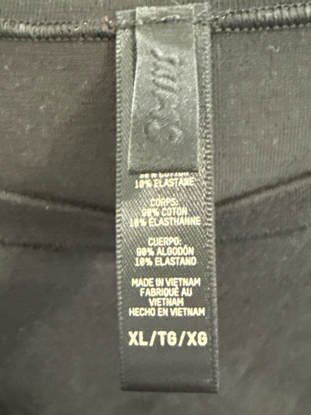 SKIMS Black Long-Sleeve Crew Tee - Picture 3 of 3